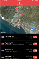 Earthquakes in Ventura